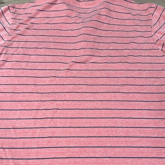 Southern Marsh Men's Short Sleeve Pink Striped Berkeley Performance Polo Shirt - Picture 10 of 10